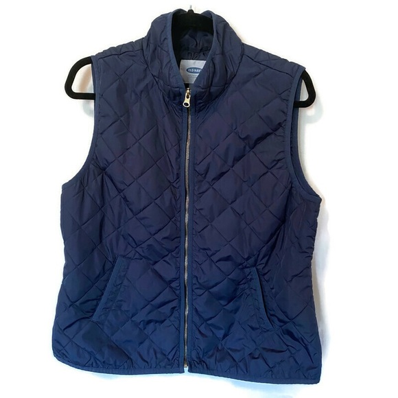 Lightweight Navy Blue Quilted Vest - Picture 3 of 3